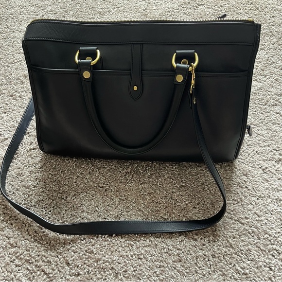 Ghurka Handbags - EUC Ghurka Rover No. 66 Doctor Satchel Midnight Navy Blue Handbag w/ Strap